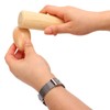 2PCS Wood Egg Shaker Natural Safe Musical Hand Percussion Instrument