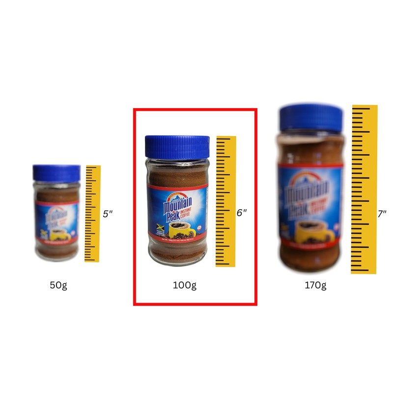 Mountain Peak Instant Coffee – Bold and Smooth Jamaican Blend