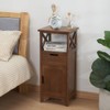 BECTSBEFF 30 Inches Tall End Table, Fully Assembled Bathroom Floor
