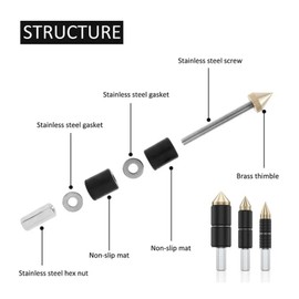 Yuecoom Pipe Water Stopper Tool, Stainless Steel High Heat Resistant Hot Melt Water Stop Needle for Plugging Water Repair Plumbing