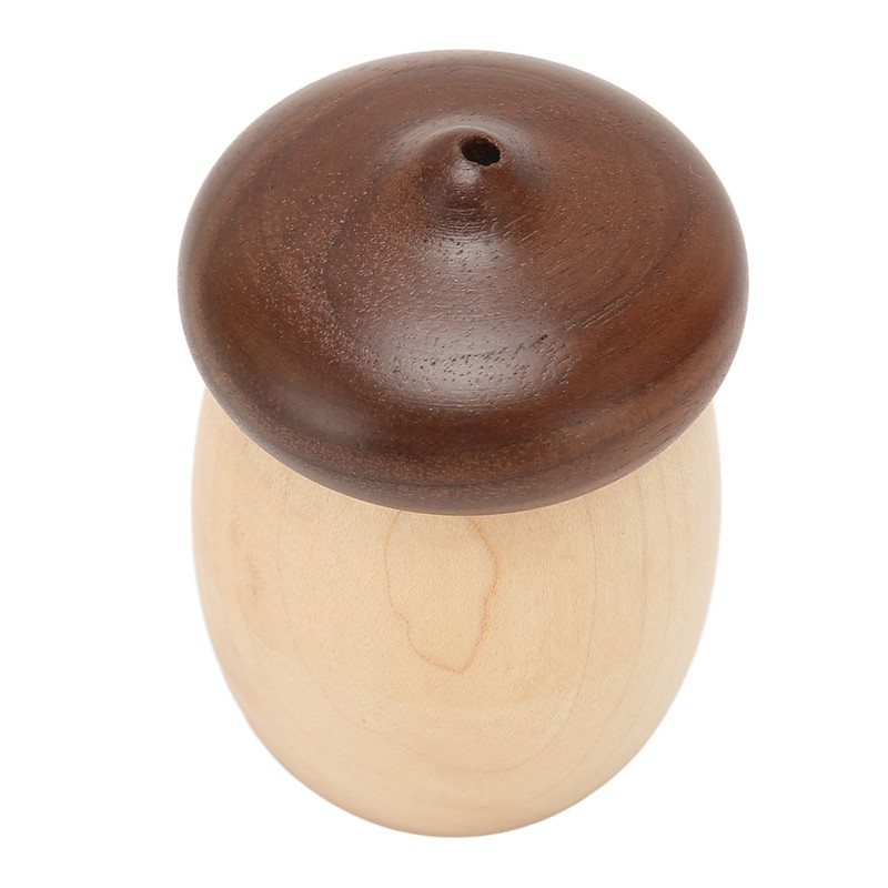 Acorn Shaped Toothpick Container 8cm Height Rounded Structure Eco Friendly