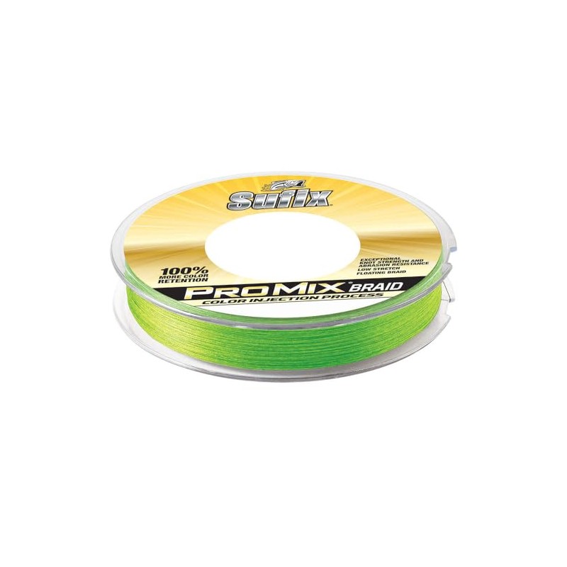 Sufix ProMix Braid 65 lb Neon Lime