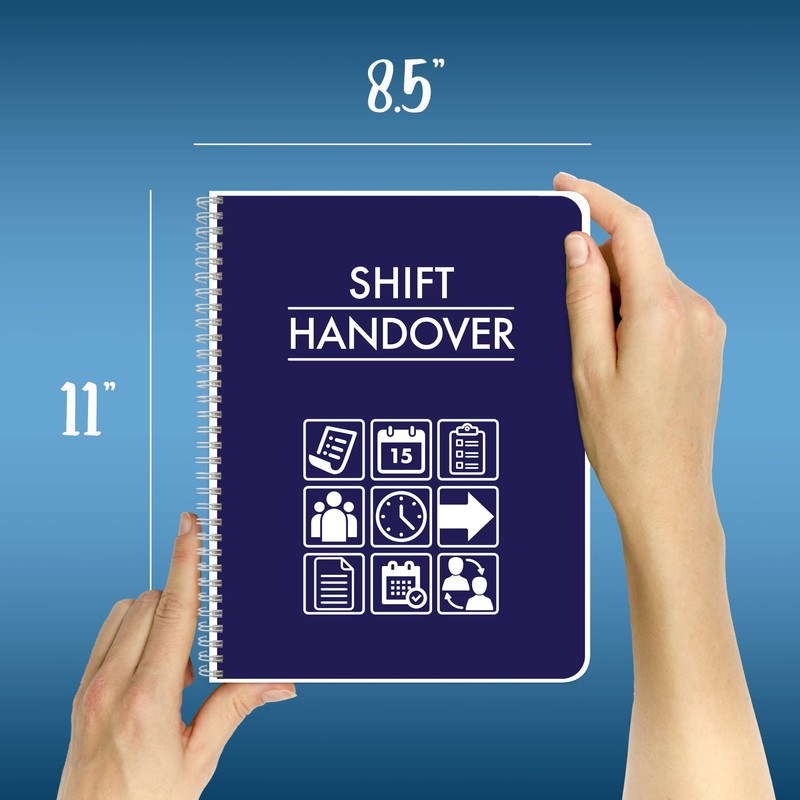 BookFactory Shift Handover Log Book Nurse Shift Hand Over Communications