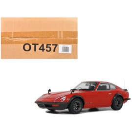 DCD 1972 Nissan Fairlady 240ZG RHD 1/18 Diecast Model Car Grand Prix Red Limited Edition 3000 Worldwide for Right Hand Drive