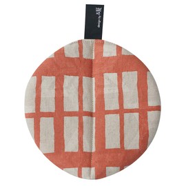 &NE NHK-173-KSCO Round Pot Holder, Koshi Coral, Diameter 6.1 x Thickness 0.6 inches (15.5 x 1.5 cm)