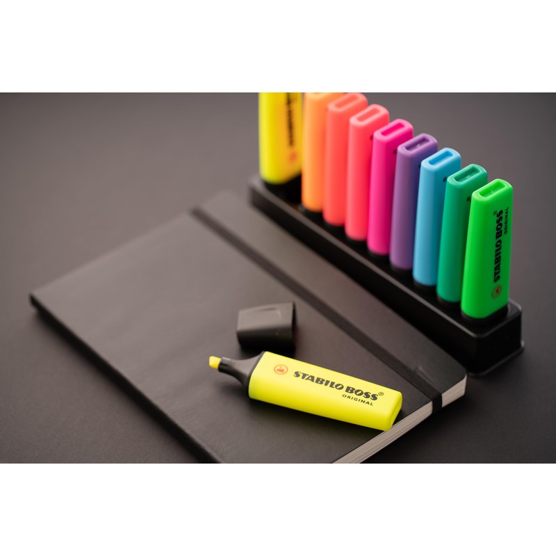 Highlighter - STABILO BOSS ORIGINAL - Deskset of 10 -