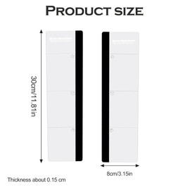 Pack of 2 Memo Board for Computer Monitors, Acrylic Monitor Memo Board, Message Board Holder for Monitor, Office Desk Accessories, Memo Board, Size for Most Screens