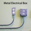 Qlvily 12 Packs 4x2 Inch Metal Electrical Box, Single Gang