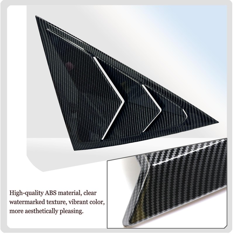 MUXEE Window Louver，for Acura Integra 2023 2024 2025, ABS Print