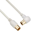 OHM 4K8K 2C I-L Type 5m ANT-C5S2SL-W TV Cable