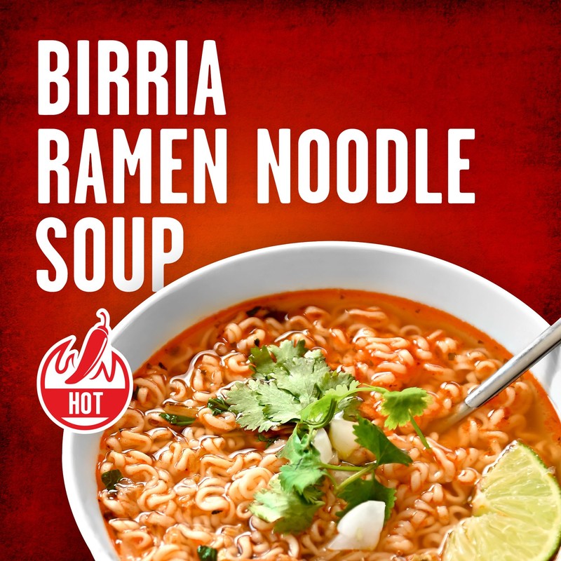 Tapatío Ramen Noodle Soup, Birria Flavored - Microwaveable Cup, 2.29