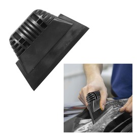 Small Squeegee, PPF Window Tint Squeegee, Rubber Non-Slip Handle Tint Squeegee, Multifunctional Wrap Scraper for Window Cleaning, Shower Glass Door, Car Windshield (Black)