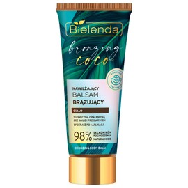 Bielenda Bronzing Coco Moisturising and Bronzing Body Balm 98% Natural Ingredients 200ml