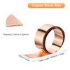 uxcell Copper Sheet Roll 3500mm x 100mm x 0.6mm, 99.9%