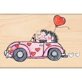 Penny Black 4230K Wood Mounted Rubber Stamp, Joyride