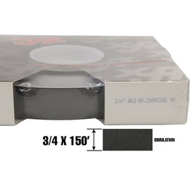 Universal 3/4 Inch Solid Stripe Auto Truck Customizing - TFX 0112063-3/4" x 150' - 063 - Dark Charcoal Metallic