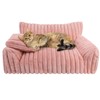 Cute Cat Couch Bed for Indoor Cats, Fluffy Cat Sofa