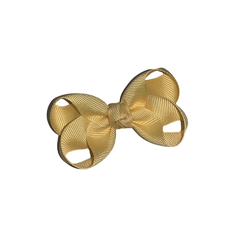 Solid Banana Yellow Boutique Hair Bow 3" MADE IN USA