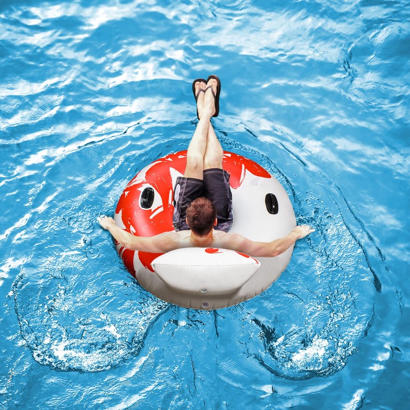 Poolmaster Dreamy Days Swimming Pool Float Pool Lounge, Red