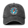 GOSJINNK Funny Silly Goose Distressed Washed Black Baseball Caps Silly