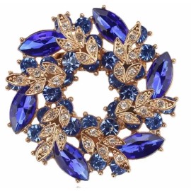 THE FINER Brooch, Blue, With Keepsake Pouch