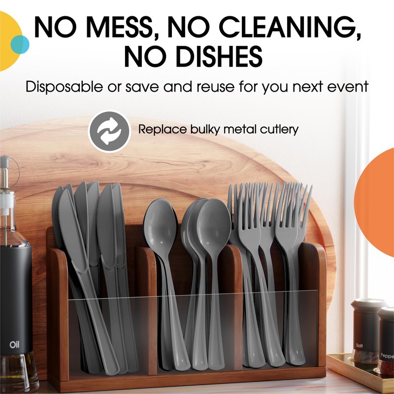 Exquisite Silver Plastic Forks 50 Pieces Silver Forks Disposable Utensils