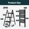 WOA WOA 3 Step Ladder, Folding Step Stool with Non-Slip