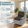 baibu Memory Foam Recliner Cushions with Lumbar Support Pillow Set