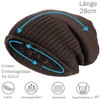 Hatstar Warm Fine Knit Beanie Hat Lined with Soft Teddy