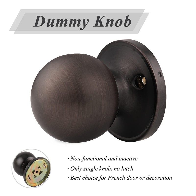 Probrico Dummy Door Knobs Interior Door Pulls Handles, Interior Door