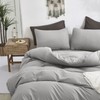 Cottonight Silver Grey Comforter Sets Queen Light Gray Bedding Comforter