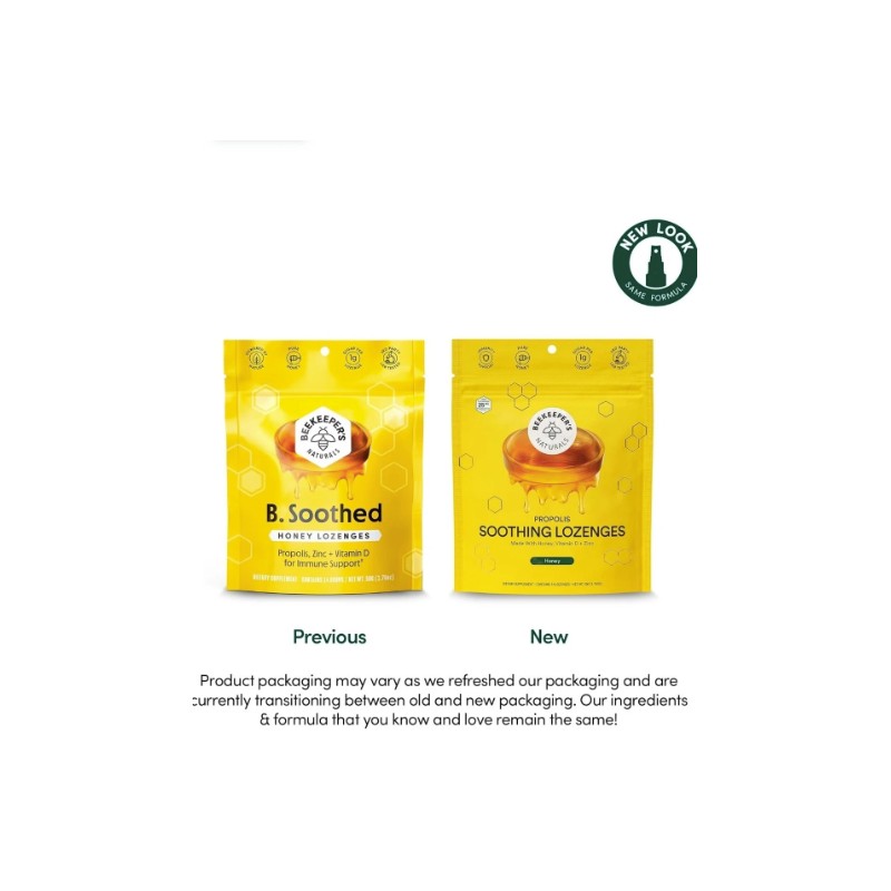 Soothing Lozenges Honey - Immune Support with Vitamin D, Zinc