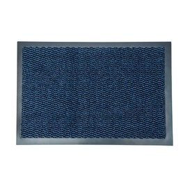 Ultralux Indoor Entrance Mat | Blue | Polypropylene Fibers and Anti-Slip Vinyl Backed Entry Rug Doormat | Home or Office Use | Multiple Sizes (35” x 59”)