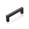 Ravinte 1 Pack 3-3/4 Inch Kitchen Square Cabinet Handles Matte Black Cabinet Pulls Black Drawer Pulls Kitchen Cabinet Hardware Kitchen Handles