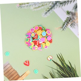 FOMIYES Lip Charm 3000 Pcs Clay Nail Art Nail Art Slices Polymer Glitter for Lip Gloss Nail Art Slices Fruit Nail Charms Glitter Bulk Mini Fruit Slices for Nails 3d Lip Gloss Bulk