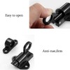 Bhina Pack of 2 automatic locking door latch, spring lock,