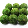 YGbridge Large Decorative Moss Balls, 8 Pcs 3.5" Green Dried