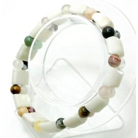 Perfect Gems Natural Green Jade Gemstone Beads Stretch Elastic Reiki Healing Bracelet PGB148