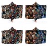 ZEHENG Horror Blanket, Ultra Soft Horror Mysterious Character Hooded Blanket