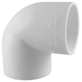 Charlotte Pipe 2 In. X 2 In. 90 Degree PVC Socket X Socket Elbow Fitting