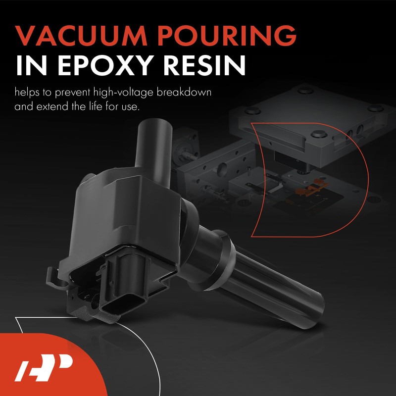 A-Premium 2 Ignition Coils with 2 Wire Compatible with Hyundai