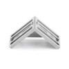 5pcs Aluminium Alloy Corner Brackets L-Shaped Right Angle Corner Brackets
