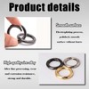TICKLELY Pack of 9 Carabiner Hooks - Premium Stainless Steel