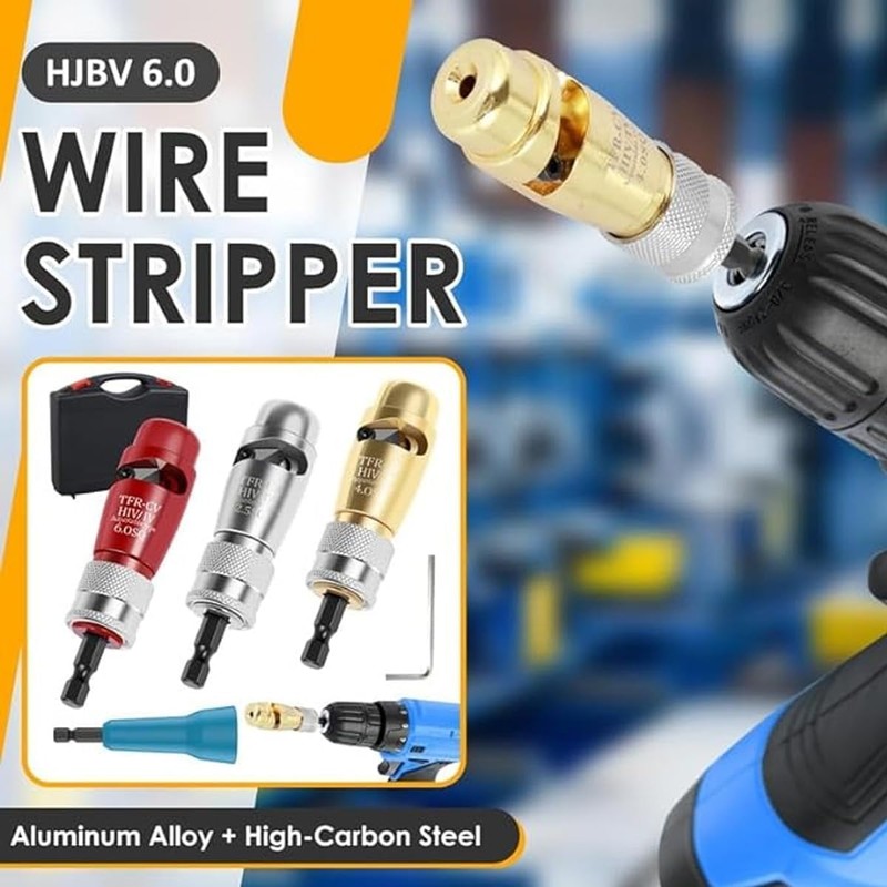 AymxclsWire Stripping and Twisting Tool, Electric Wire Stripper Professional Electrician