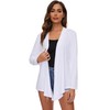 Famrrifuu Cardigan Women's Long Waterfall Cardigan Summer Lightweight Jacket Casual