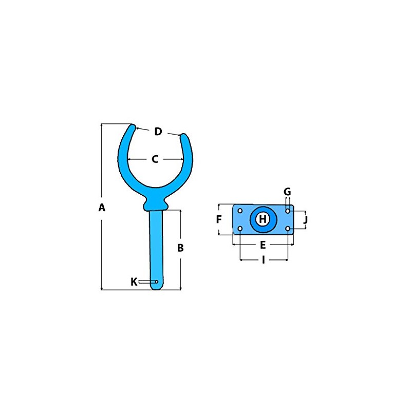x2 1/2" Rowlocks with Plates