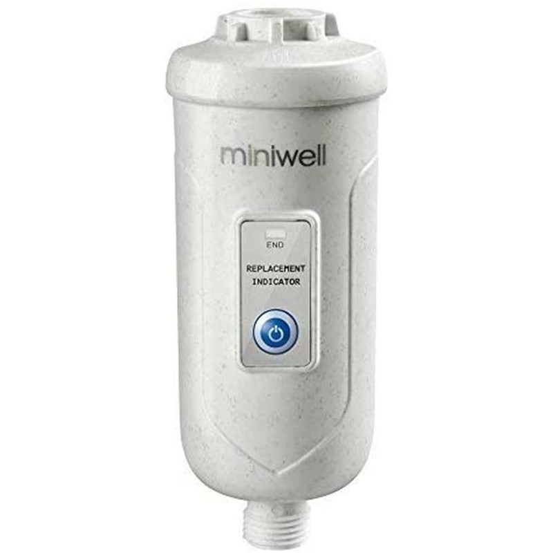 Miniwell Shower Water Filter + Handheld Shower Head Combo w/Stainless
