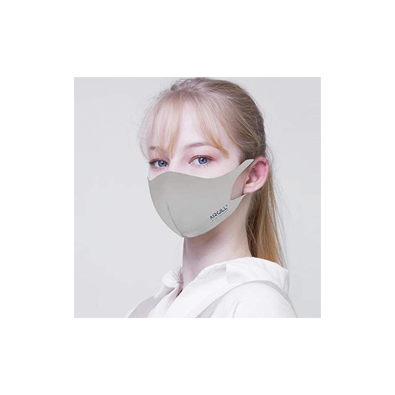 AIRGILL Airgill Fabric Antibacterial Mask XXS Allo-Grey