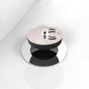 Hsrag 2 Pcs Universal Sink Plug, Bathroom Sink Plug Replacement,