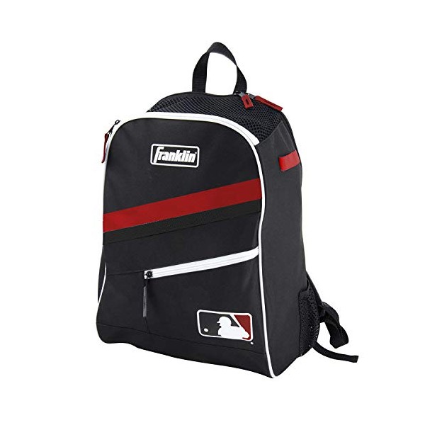 Franklin Sports MLB Youth Baseball Bag - Kids Baseball Backpack for Baseball, T Ball, Softball - Youth Baseball Bat Bag - Boys + Girls Equipment Bag